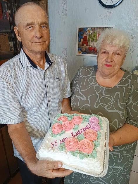 55 лет счастливы вместе!