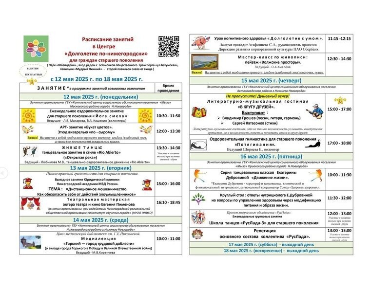 Долголетие по-нижегородски