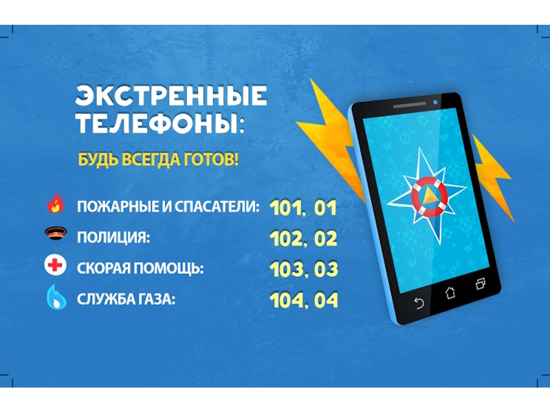 Экстренные телефоны