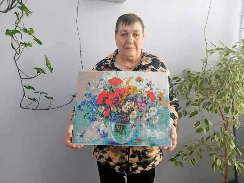 Алмазная вышивка «Благоухание осени»